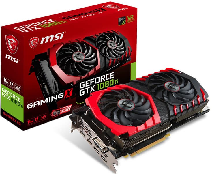 Галерея дня: изучаем анатомию 3D-карты MSI GeForce GTX 1080 Ti Gaming X