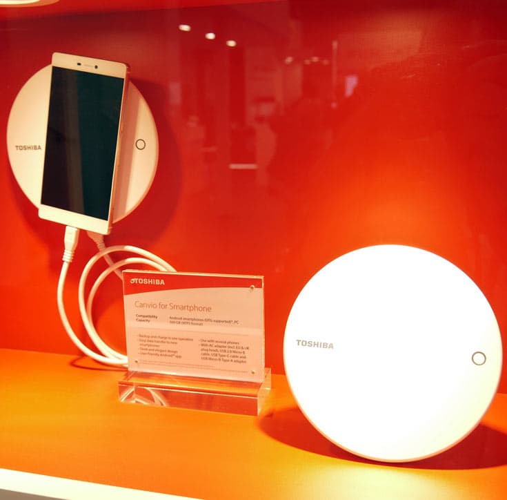 Внешний накопитель Toshiba Canvio for Smartphone позволяет легко организовать резервное копирование информации, хранящейся в памяти смартфона