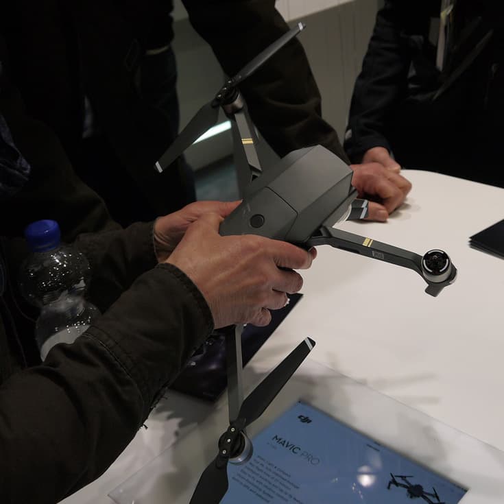 Компания DJI привезла в Ганновер дрон Inspire 2 и другие модели