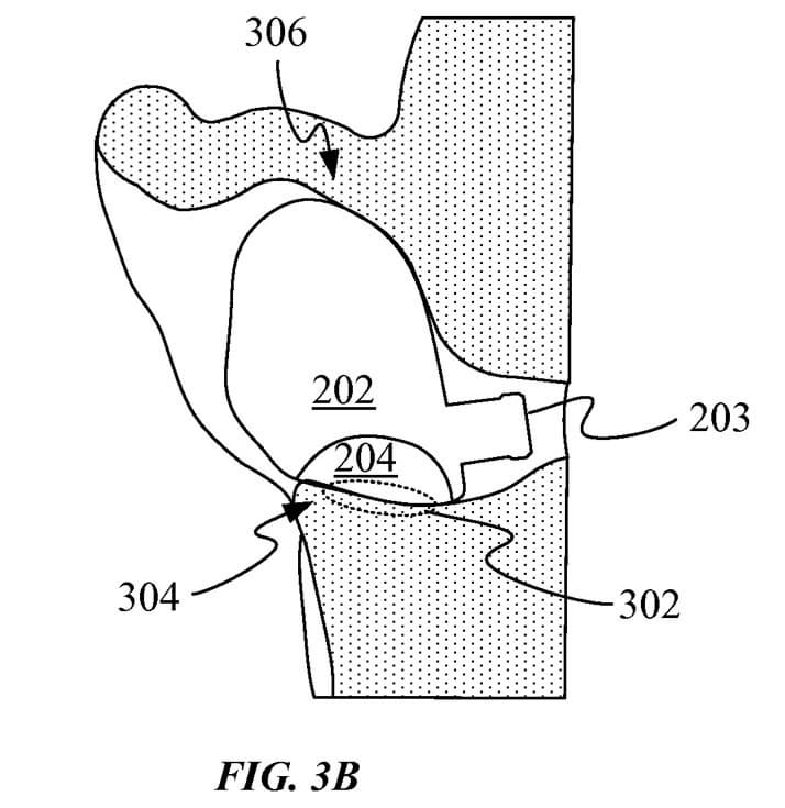 Биометрический датчик в наушнике будет касаться козелка
