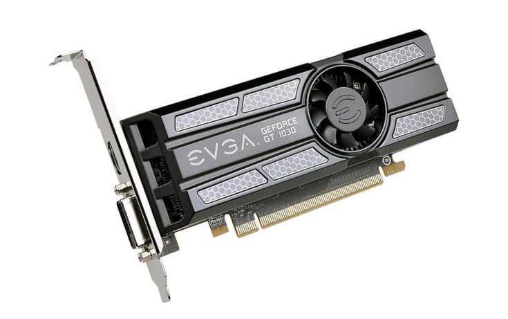 EVGA приготовила три карты GT 1030, но представила только одну