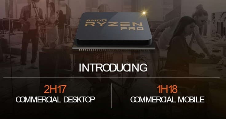 CPU AMD Ryzen Pro появятся во втором полугодии