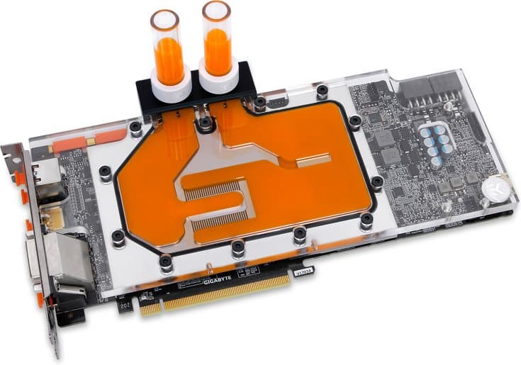Водоблок EK-FC1080 GTX Ti Aorus стоит 115 евро