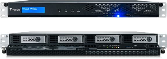 Основой NAS Thecus N4820U для предприятий малого и среднего бизнеса служит процессор Intel Celeron N3450