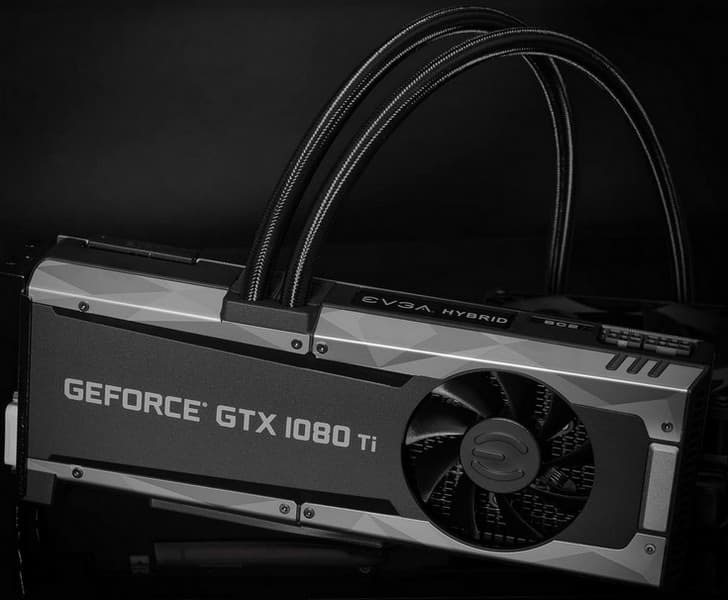 Карта EVGA GeForce GTX 1080 Ti SC2 Hybrid получит гибридную СО