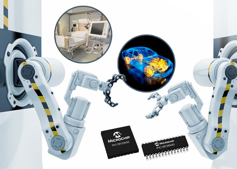 Модели PIC18F25K83 и PIC18F26K83 уже доступны для заказа