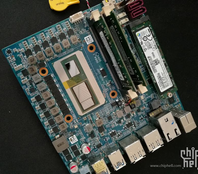 Фото дня: системная плата мини-ПК Intel NUC на процессоре Core H с графическим ядром AMD