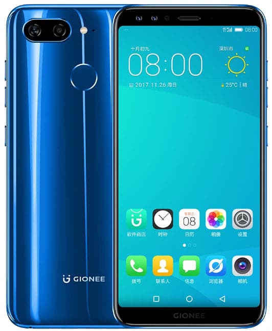 Представлены полноэкранные смартфоны Gionee S11 и S11S 