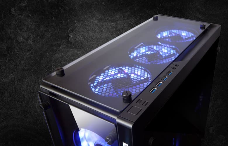 На панель ввода-вывода корпуса Xigmatek Prosper вынесено четыре разъема USB 3.0