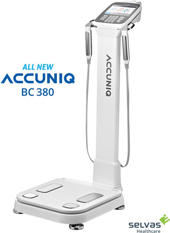 Анализатор Accuniq BC380 оценивает состав тела, используя технологии ИИ
