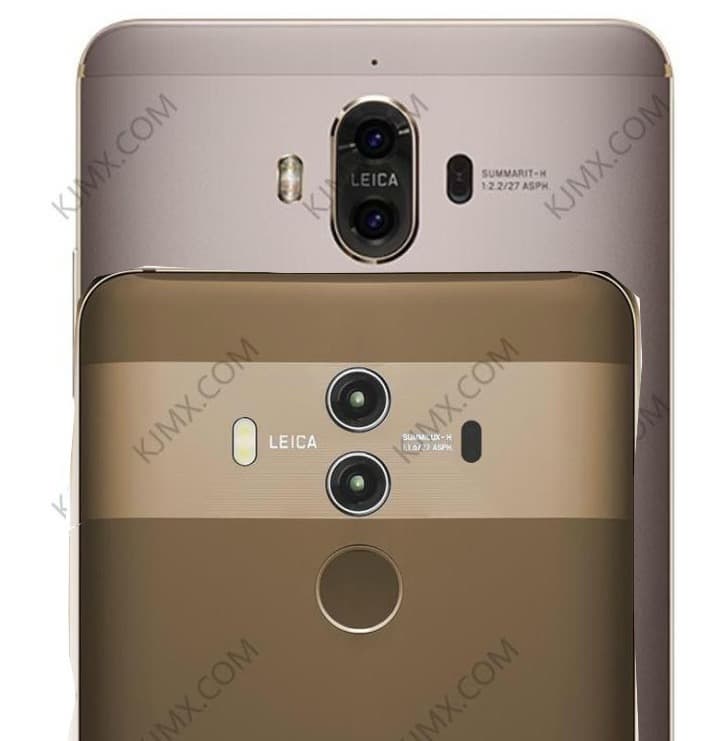 Новые изображения позволяют сравнить дизайн и габариты Huawei Mate 10 Pro и Mate 9