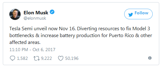 Все силы Tesla брошены на наращивание производства Model 3