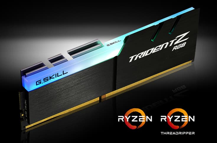 Продажи новых наборов модулей памяти G.Skill Trident Z RGB должны начаться в октябре