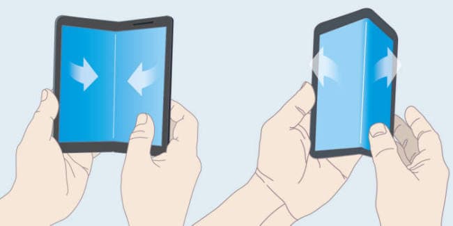 Экран первого сгибающегося смартфона в сложенном состоянии будут защищен корпусом