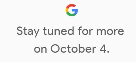 Google подтвердила, что смартфон Pixel 2 будет представлен 4 октября