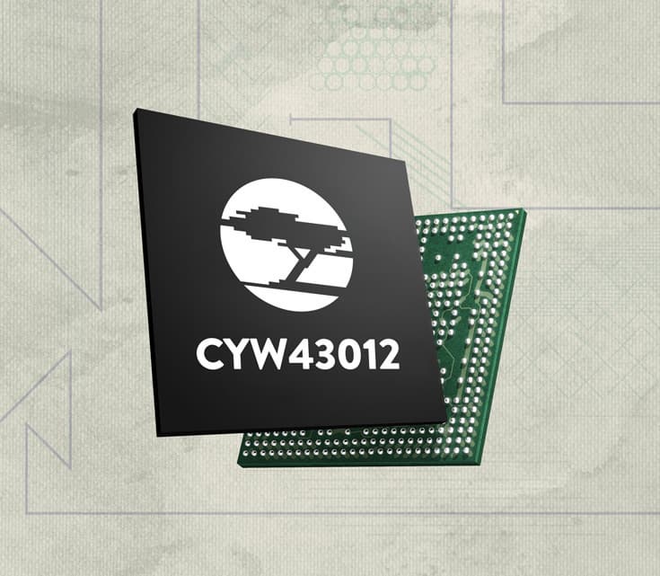 К достоинствам Cypress CYW43012 относится пониженное энергопотребление