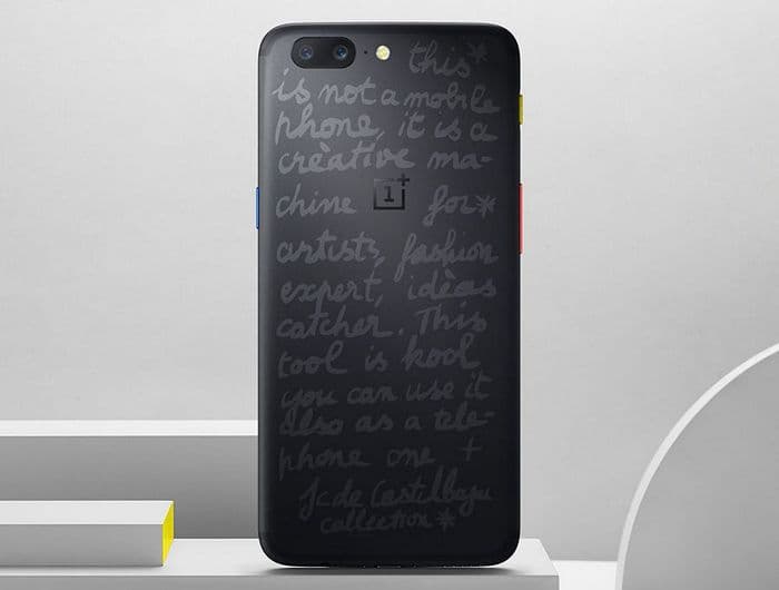 Смартфон OnePlus 5 JCC+ Limited Edition поступит в продажу 2 октября