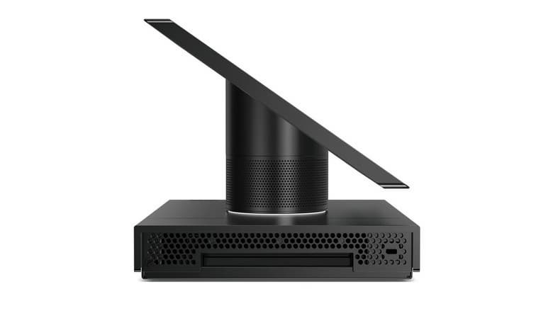 Lenovo ThinkSmart Hub 500 оснащён небольшим сенсорным экраном