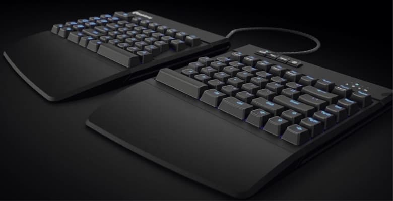 Клавиатура Kinesis Freestyle Edge выполнена в виде двух блоков