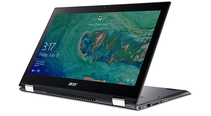 Acer Spin 5 доступен в двух версиях с разными экранами