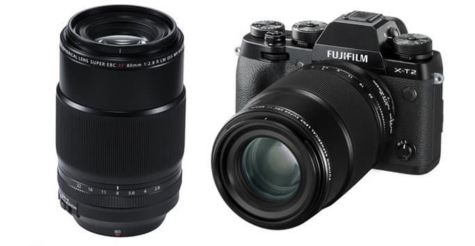 Объектив Fujinon XF80mmF2.8 R LM OIS WR Macro защищен от атмосферных воздействий