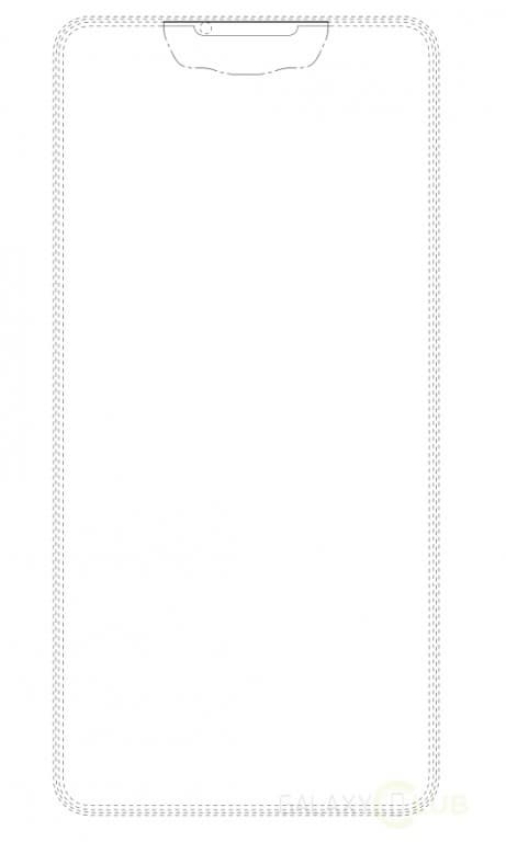 Вырез позволяет верхнему краю дисплея доходить до самого края корпуса аппарата