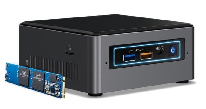 SSD Optane прописались в мини-ПК Intel NUC