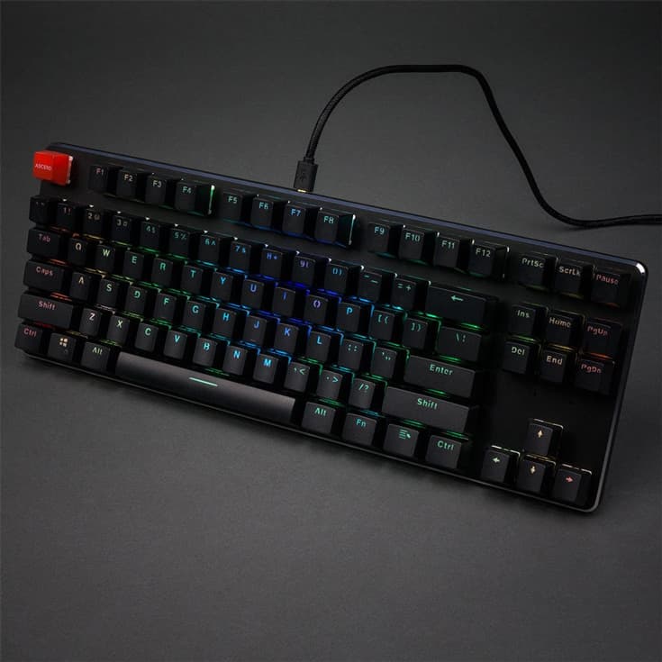 К компьютеру клавиатура Glorious Modular Mechanical TKL Keyboard подключается по интерфейсу USB 2.0