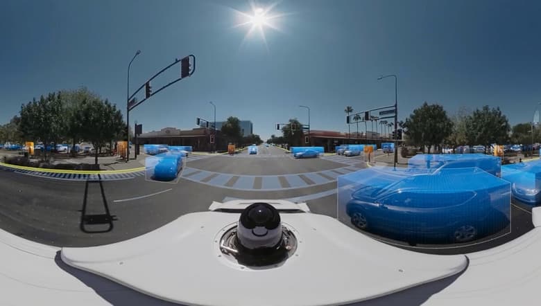 Waymo показала, как её беспилотные авто видят мир