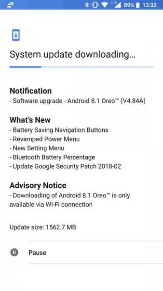 Android 8.1 уже поступает на Nokia 8
