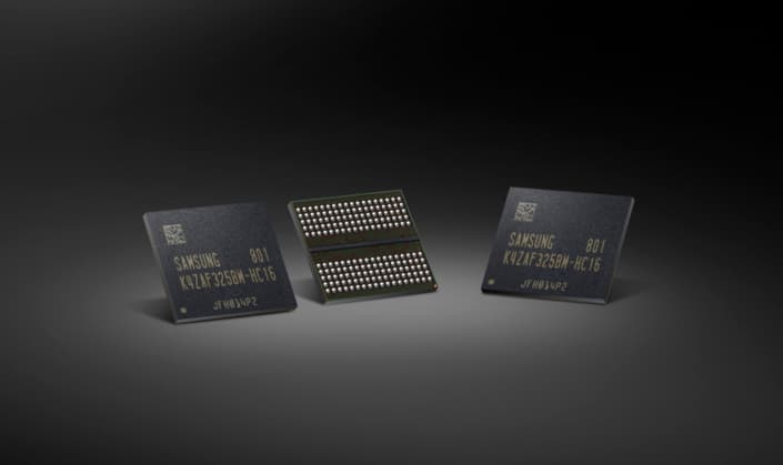 Samsung начала массовое производство микросхем GDDR6 плотностью 16 Гбит