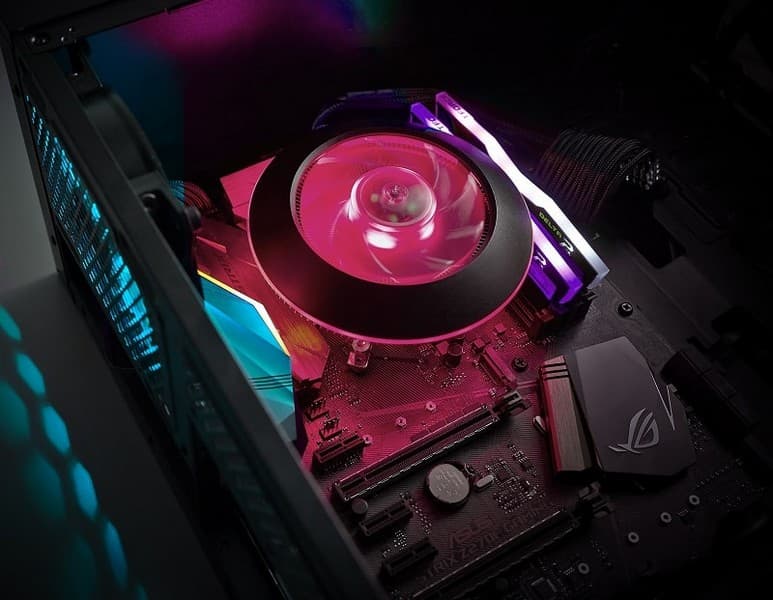 Кулер Cooler Master MasterAir G100M выглядит оригинально