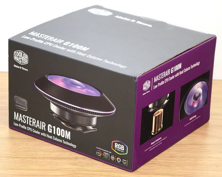 Кулер Cooler Master MasterAir G100M выглядит оригинально