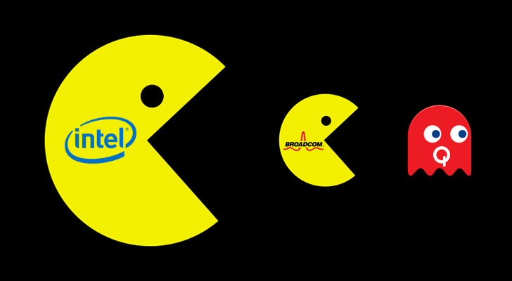 Intel может стать владельцем Broadcom, Qualcomm и NXP