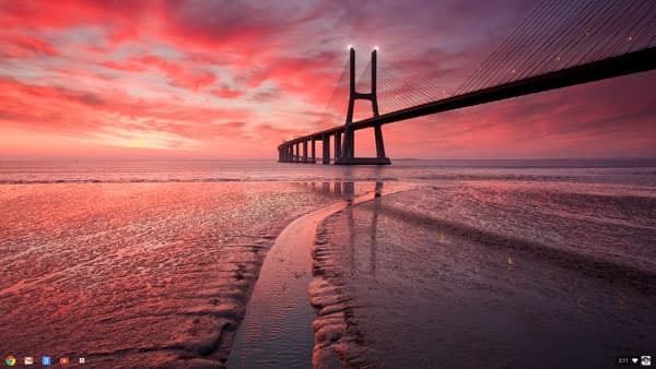 Скриншот Chrome OS