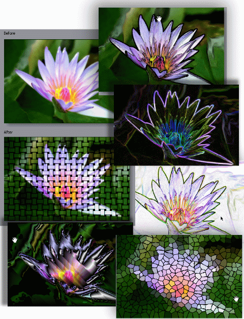 Некоторые фильты и эффекты