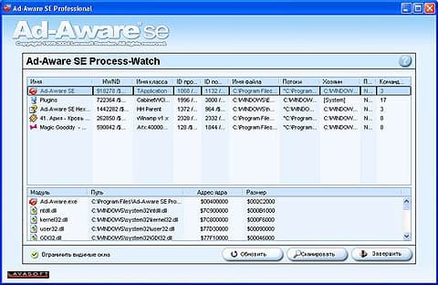 Модуль Process-Watch