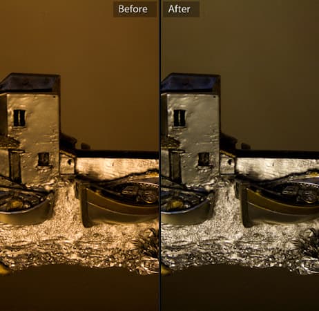 Цветокоррекция: компенсация неверной настройки WB