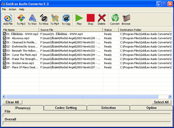 GoldLeo Audio Converter