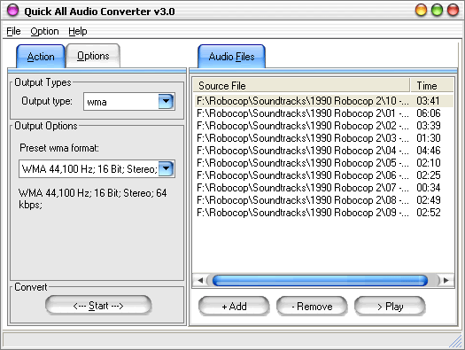 Quick All Audio Converter