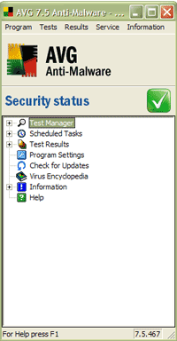 Test Center в расширенном режиме