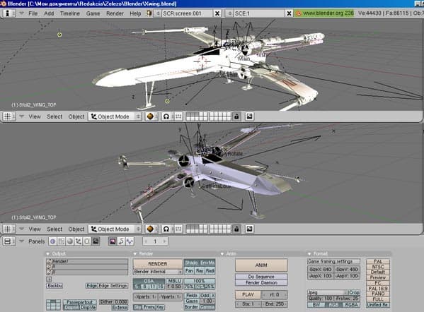 Продублированное окно 3D-вида
