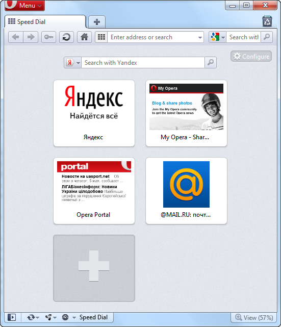 Speed Dial в Opera умеет обновлять эскизы страниц, автоматически находить и подставлять логотипы, а разработчики сайтов/сервисов могут выводить на нее любую полезную информацию