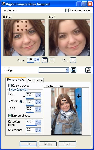 Удаление цифрового шума с фотографий в Corel Paint Shop Pro