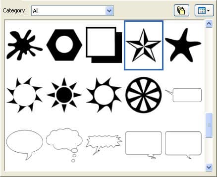 Добавление векторных объектов в проект Corel Paint Shop Pro