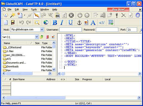 Встроенный HTML-редактор