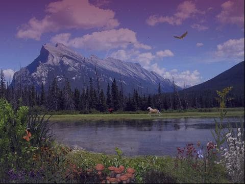 Озеро в горах — как романтично