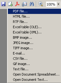 Доступно 14 форматов для экспорта