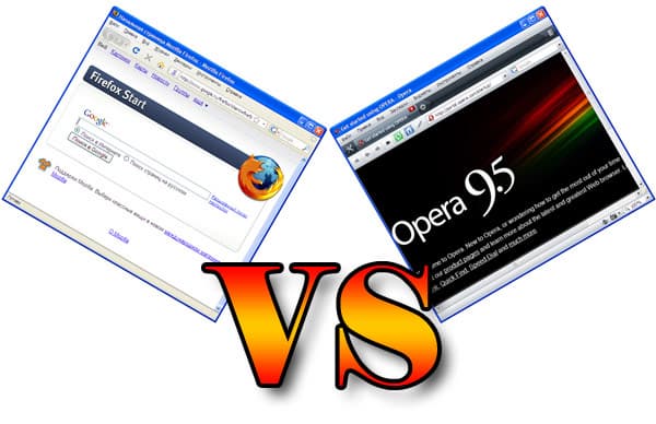 Firefox 3 vs Opera 9.5