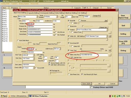 Перепрошивка флешки в DVD-привод